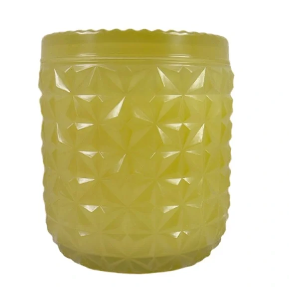 Capri Blue Muse Aloha Orchid Candle Jumbo Faceted Glass Jar 30 Ounce 2 Wick - Picture 3 of 9